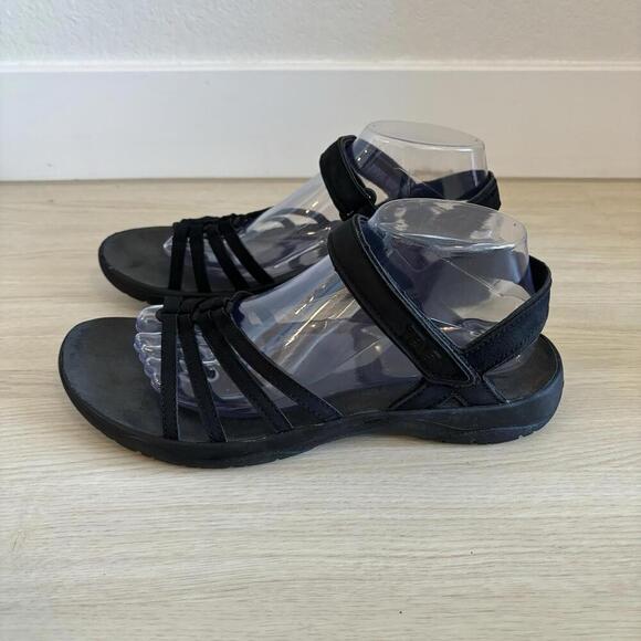 Teva Outdoor Hiking Athletic Black Size 10 Strappy women - Hiking Sandals - Picture 2 of 9